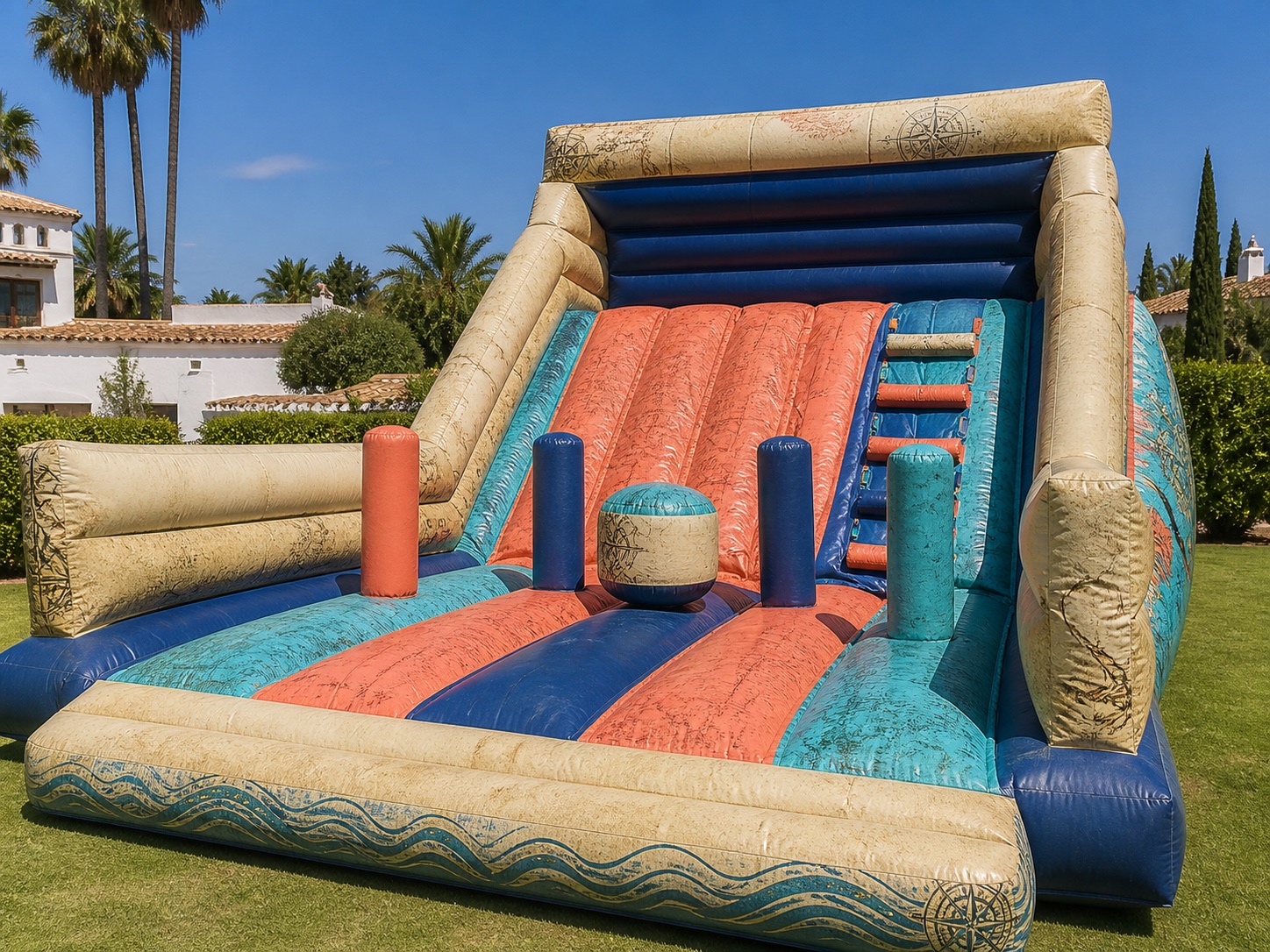 Recreación orientativa de Superrampa con Obstáculos